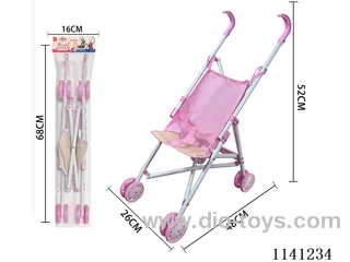 Pink and yellow duplex thick cloth Trolley (iron)