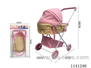 Pink and Yellow Duplex Thick cloth Trolley (Small Wheel)