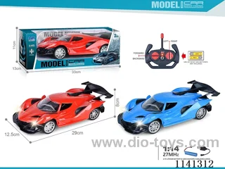 1:14 27MHZ 4ch rc car withlight included battery