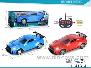 1:14 27MHZ 4ch rc car withlight included battery