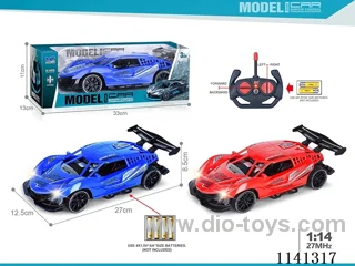 1:14 27MHZ 4ch rc car withlight not included battery