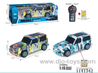 1:16 27MHZ 2ch rc car not included battery