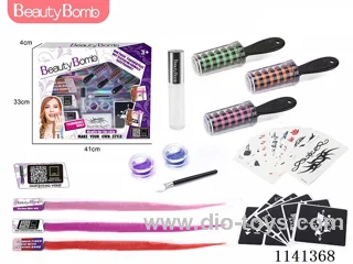 Tattoo Set with Hair Colour Stick & Wig