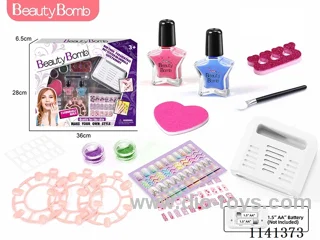 Nail Art Set with Electric Dryer (2xAA, not included)