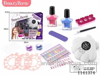 Nail Art Set with Electric Dryer (2xAA, not included)