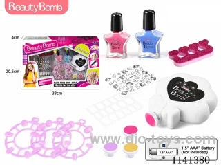 Nail Art Set with Electric Nail Polishers (1xAAA, not included)