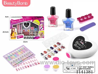 Nail Art Set with Electric Nail Polishers (1xAAA, not included)