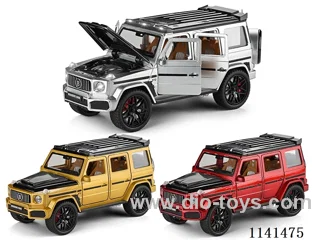 1:24 Six Door Big G Lighted Alloy Car Models pull back
