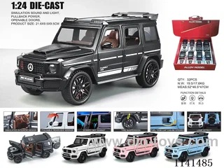 1:24 pull back alloy car W L/M