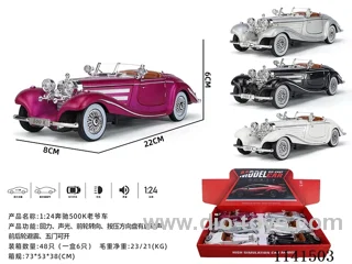 1：24 pull back alloy car W L/M