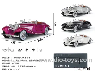 1：24 pull back alloy car W L/M