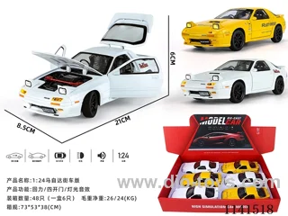 1：24 pull back alloy car W L/M