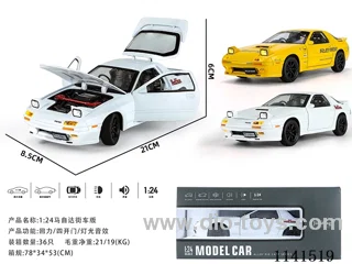 1：24 pull back alloy car W L/M