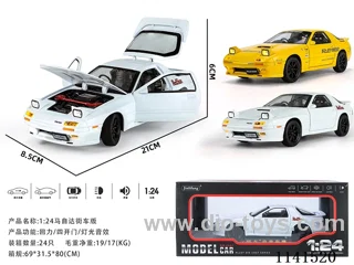 1：24 pull back alloy car W L/M