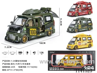 1：24 pull back alloy car W L/M