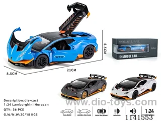 1：24 pull back alloy car W L/M