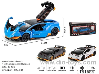 1：24 pull back alloy car W L/M