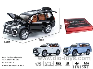 1：24 pull back alloy car W L/M