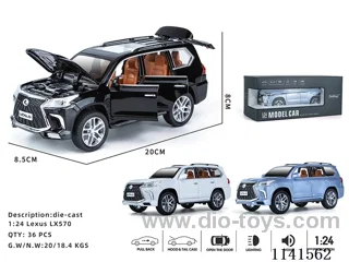 1：24 pull back alloy car W L/M