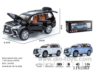 1：24 pull back alloy car W L/M