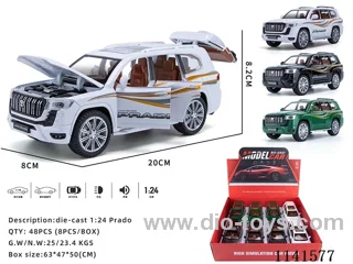 1：24 pull back alloy car W L/M