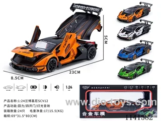 1：24 pull back alloy car W L/M