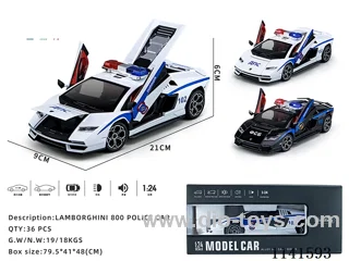 1：24 pull back alloy car W L/M