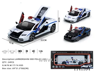1：24 pull back alloy car W L/M
