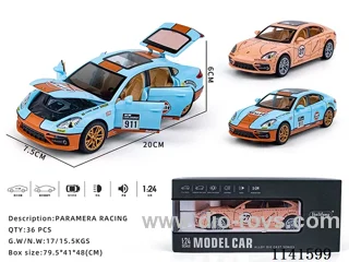 1：24 pull back alloy car W L/M