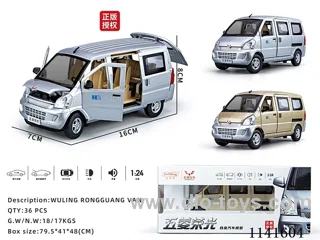 1：24 pull back alloy car W L/M