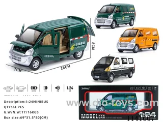 1：24 pull back alloy car W L/M