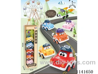 pull back cartoon car 6pcs