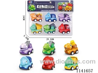 pull back Dinosaur Vehicle6pcs