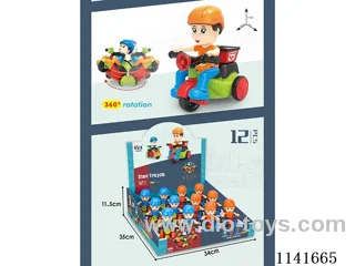 Inertia Stunt Tricycle 12pcs