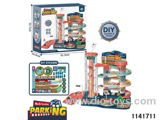Car park car building kit