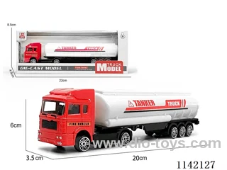 Red Alloy Tanker Car (Skidding)