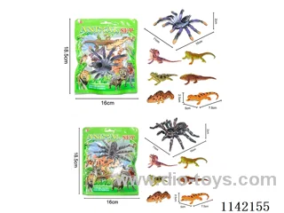 Spider 2 + 6 Reptiles (Mixed)