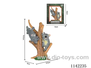 Tree Climbing Koala Scene Set