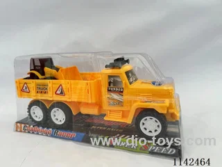 solid colour inertia car + small engineering car