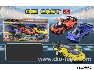 1:36 Alloy Pull Back Car