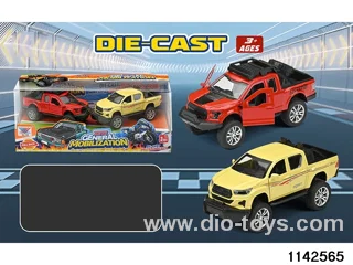 1:36 Alloy Pull Back Car
