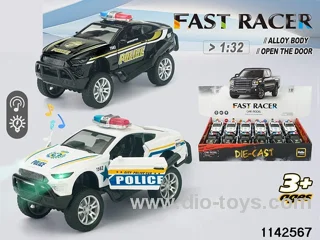 1:32 Alloy Pull Back Car W L/M