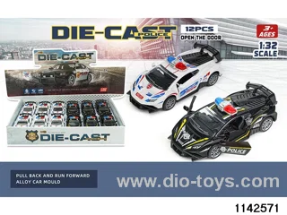 1:32 Alloy Pull Back Car