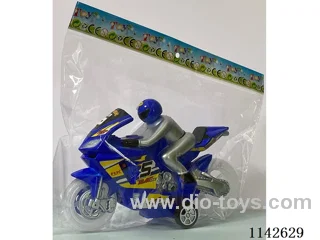 Inertia motorbike - transparent wheels - with lights