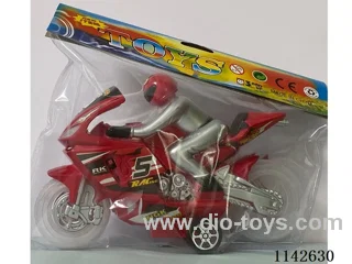 Inertia motorbike - transparent wheels - with lights