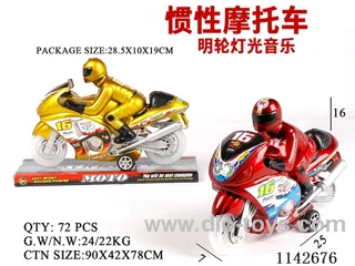 Inertia Motorbike - transparent Wheels - Music with Lights