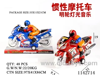 Inertia Motorbike - transparent Wheels - Music with Lights