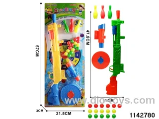 Softball table tennis gun