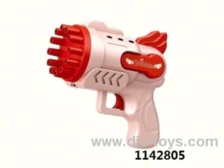 12 holes electric bubble gun toy in opp bag