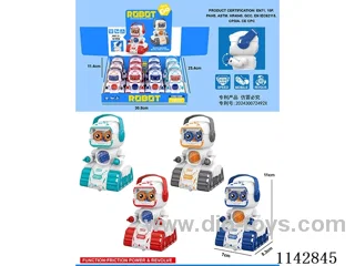 Inertia Gear Robot with Action 12PCS